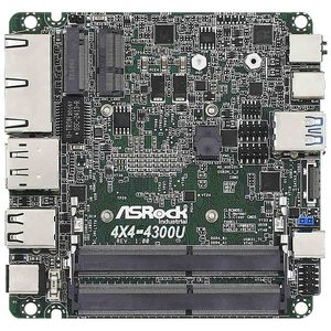 Placa Base ASRock ASRockind 4X4 para Computadora de Placa Única, 4X4-<span class=keywords><strong>4300U</strong></span> para Aplicaciones de Seguridad con <span class=keywords><strong>AMD</strong></span> Ryzen DDR4 M.2 2 LAN - Product Image 2
