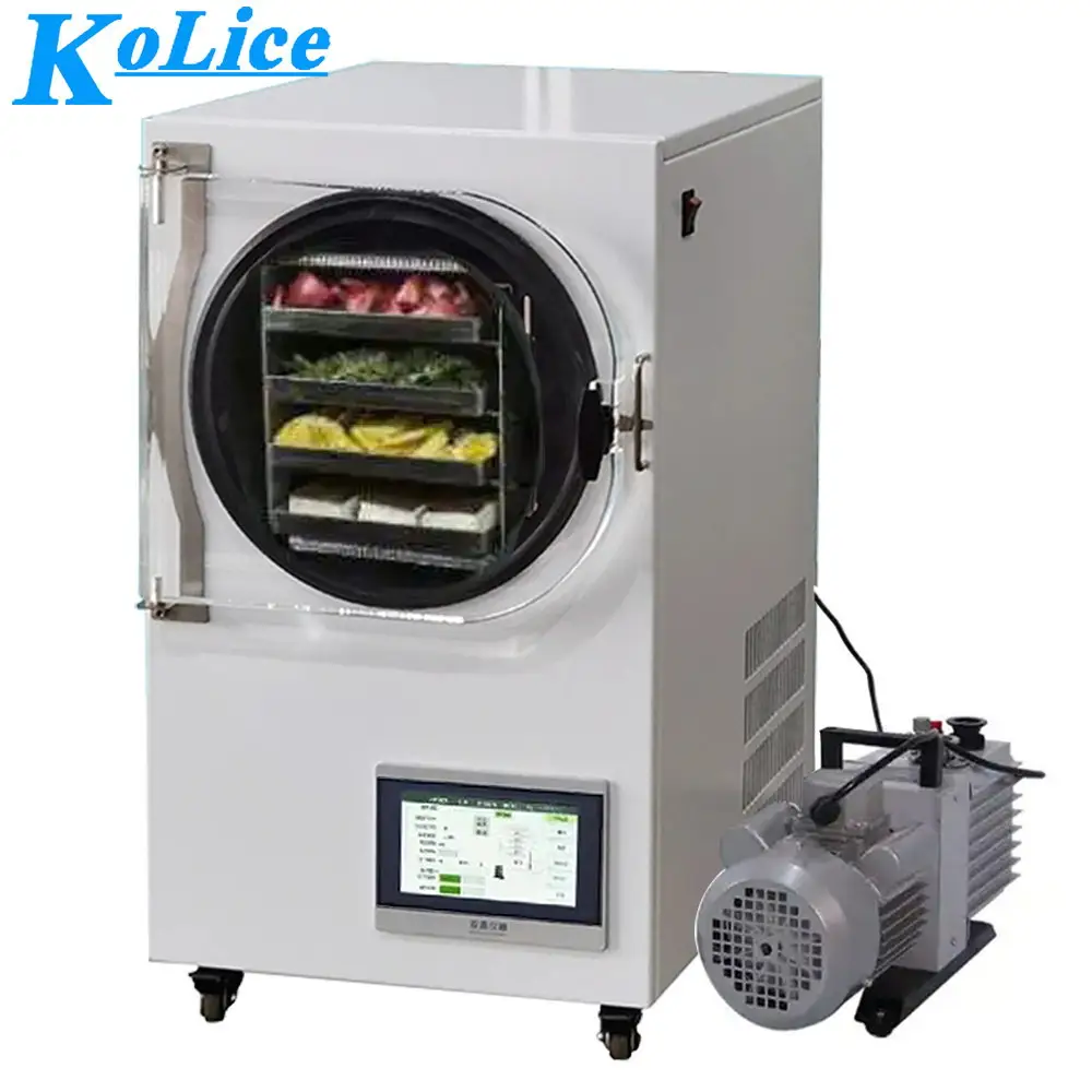 5 trays Food Freeze Dryer machine/food Dehydrator/Harvest Right Freeze Dryers Scientific with Large Pump Included