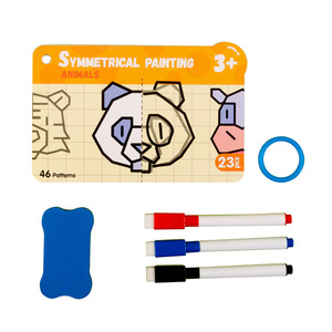 Nuevo Juego Educativo Infantil <span class=keywords><strong>de</strong></span> Alta Calidad con 23 Tarjetas <span class=keywords><strong>de</strong></span> Dibujo <span class=keywords><strong>de</strong></span> Cuadrícula Simétrica, Utilizado para Entrenar la Coordinación Mano-Ojo. - Product Image 6