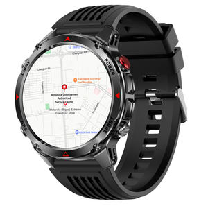 Montres intelligentes de sport pour hommes avec longue autonomie de batterie, suivi de la santé, torche étanche, suivi de localisation GPS, compatibles avec <span class=keywords><strong>Apple</strong></span> iPhone Android - Product Image 1