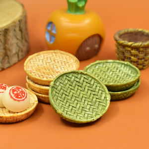 <span class=keywords><strong>Chignon</strong></span> chinois cuit à la vapeur et panier en résine breloques alimentaires pour bricolage maison <span class=keywords><strong>de</strong></span> poupée jouets <span class=keywords><strong>de</strong></span> cuisine miniatures - Product Image 2