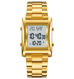 Correa de Reloj de Acero Inoxidable para Hombre, Relojes Digitales Sumergibles 30m, Relojes para Hombre Skmei 1812 - Product Image 1
