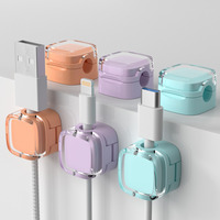 Organisateur de câble USB enrouleur de câble bureau gestion rangée Clips magnétiques support de câble pour souris casque fil organisateur