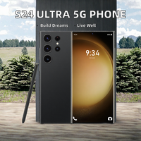 Smartphone Android S24 Ultra Octa Core MTK 1 To de stockage 108MP LTE Gaming 5G 3G 4G Prise en charge du français, du allemand, du espagnol, de l'anglais