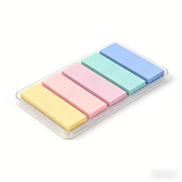 Bloc-notes autocollant en PET coloré, bloc-notes pop-up pour étudiants, bureau, enfants, marque-pages, fournitures éducatives