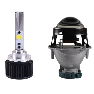 SANVI 45W High Power 6000K With 3000K <b>LED</b> Fog Light D2H Car <b>LED</b> <b>Headlight</b> Bulbs for Hella5 Bi <b>LED</b> Projector Lens <b>Headlight</b> Kit - Product Image 1