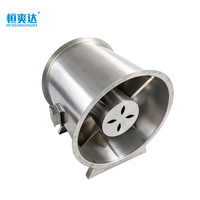 Ventilateur d'extraction axial HTF de type A en acier inoxydable 304 316L pour la ventilation des fumées dans les bâtiments, les tunnels et les garages souterrains - Nouveau