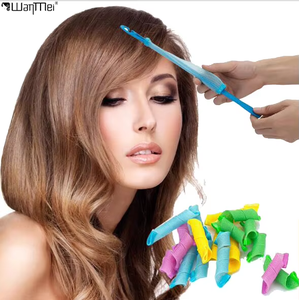 Ferro Arricciacapelli Professionale Wanmei a Forma di Pera, Strumento per Arricciare i Capelli con 6 Opzioni, Comodo per l'Uso Personale - Product Image 1