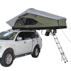 OEM xe Roof Top cắm trại không thấm nước mềm Bìa trên mái nhà lều Bìa xe mua mềm Roof Top lều với Skylight