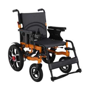 Fauteuil roulant électrique tout terrain, léger, portable et pliable en acier pour les patients obèses - Product Image 5