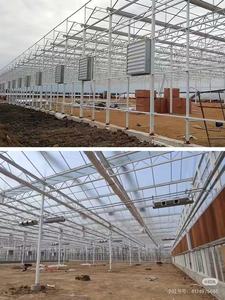 Landwirtschaftliches Gewächshaus-Luftkühlsystem: Wabenförmige braune Zellulose-Wasserpapier-Kühlwand - Product Image 2