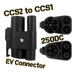 New Factory Direct CCS1/CCS2/Tesla <b>EV</b> Connector Plug OEM/ODM CCS2 to CCS1/Tesla Adapter DC <b>EV</b> <b>Charging</b> Adapter for Tesla <b>EV</b> Cars - Product Image 1