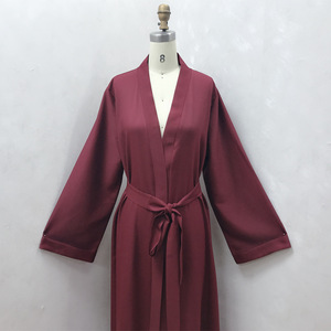 Veste Musulmane Longue Jupe, Abaya Femme Dubaï Cardigan Robe Fabricant - Product Image 4
