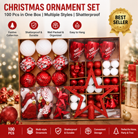 Lot de 100 kits de peinture de Noël avec pinceaux – Fournitures d'art DIY pour enfants, cadeaux de fête et décorations