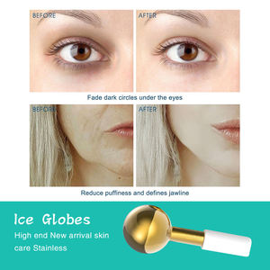 Aço inoxidável Globos De Gelo De Ouro para Faciais Cryo Massagem Reduzir Inchaço Aperte os Poros <span class=keywords><strong>Sinus</strong></span> <span class=keywords><strong>Relief</strong></span> - Product Image 6