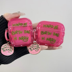 เหมาะสำหรับเคส AirPods รุ่นที่ 4 สไตล์อังกฤษเรียบง่าย พร้อมจี้ห้อย ป้องกันได้เต็มที่และกันกระแทก - Product Image 1