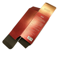 Boîtes cadeaux pliantes personnalisées imprimées, emballage de luxe avec gaufrage, boîte en carton avec revêtement UV spot, boîte en papier pour collier, ensemble cosmétique