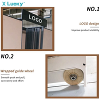 Exposition Push Pull Échantillon Stand Marbre Granit Rail-Mounted Slab Rock Céramique Quartz Showroom Sliding Stone Display Rack
