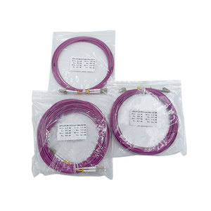 Cable de Conexión de Fibra Óptica LC-LC Multimodo Dúplex OM4 50/125um Erika Violeta 10G 40G 100G, Cable de Red LSZH, Venta al Por Mayor de Fábrica - Product Image 3