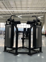 Machine à presser les jambes, à squats Hack et à presser les épaules, à charge par disques |   Équipement de musculation pour salle de sport commerciale
