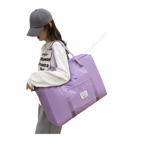 Mochila Plegable de Gran Capacidad para Gimnasio, Ecológica, Organizadora de Almacenamiento, Bolsa de Viaje de Tela Oxford para Ropa - Product Image 3