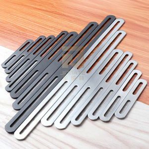 Stainless Steel Equal Angle Bracket Long Hole 300 Series Right Angle Reinforcement Connector L Shape - Product Image 1