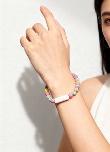 Bracelet de charge rapide en perles arc-en-ciel tendance, câble de données PD 60W Type C vers C, accessoires pour téléphone - Product Image 4