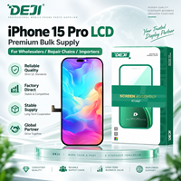 Écran LCD FHD en gros DEJI pour iPhone 15 Pro – Fourniture de remplacement d'écran pour usines de remise à neuf et ateliers de réparation