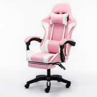 Fabricant promotionnel ordinateur pu cuir gamer lombaire personnalisé Chine anji fauteuil de jeu en cuir