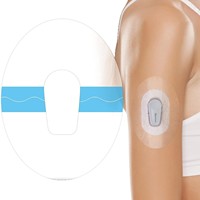 Patch de fixation transparent pour capteur CGM ACTIVE BMCGM Freestyle Libre 2 3, étanche, longue durée, en TPU, avec colle Henkel