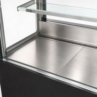 Vitrine réfrigérée pour gâteaux de boulangerie commerciale avec ventilateur de refroidissement et thermostat pour pâtisserie, café, restaurant, service de restauration