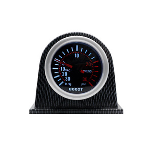 Boost Gauge 12V Universal Vacuum Pressure Gauge For Car Modification Instrument Panel With Single Hole <b>Bracket</b> - Product Image 1