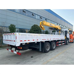 รถเครนติดรถบรรทุกจีน Dongfeng 6x4 แบบหลายส่วน แขนยืดหดได้ ขาย - Product Image 1
