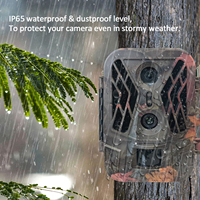 Caméra de chasse SuntekCam, caméra de surveillance à deux objectifs, 4K 30FPS 50MP, vision nocturne, support solaire, batterie au lithium 8000mAh, HC-950A