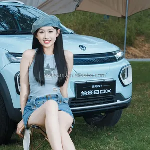 مراجعة Dongfeng Nano BOX الفلبينية سيارة كهربائية صغيرة أوتوماتيكية 351 كم 0 كم مركبة بالطاقة الجديدة 4 مقاعد للكبار