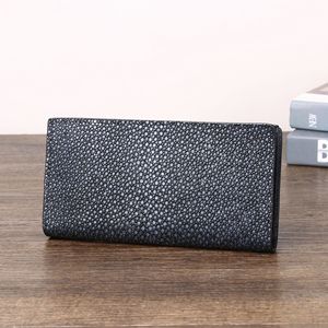 Cartera Larga para Hombre con Diseño de Pez y Perlas, Multi Tarjetas, Bolsillo para Billetes, Cuero Vacuno, Interior Multifuncional - Product Image 3