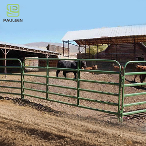 แผงรั้วม้าขายส่ง แผงรั้วฟาร์มโลหะชุบสังกะสี รั้วแบบรางสำหรับฟาร์ม แผงรั้วปรับระดับได้ - Product Image 1