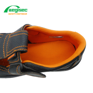 AEGISEC Easy Wear <strong>velcro</strong> Summer Work <strong>Shoes</strong> Steel Toe Breathable Safety <strong>Shoes</strong> for <strong>Men</strong> with Holes - Product Image 5