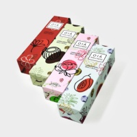 Boîte d'emballage personnalisée en carton ivoire avec logo, à double rabat, pour fond de teint, cosmétiques, rouge à lèvres, brillant à lèvres, crème de soin pour la peau