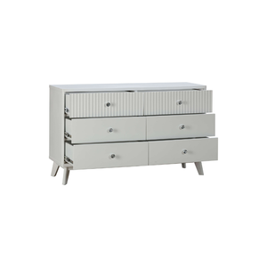 Muebles de Dormitorio de Madera de la Colección EVEREST, Diseño Moderno, MOQ Bajo, Cómoda de Madera con 6 Cajones - Product Image 1