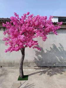 Faux rose <span class=keywords><strong>japonais</strong></span> fleurs de <span class=keywords><strong>cerisier</strong></span> Branches arbres pièce maîtresse pour Table de mariage floraison arbre plante pour décor de fête à la maison - Product Image 6