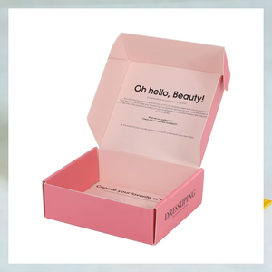 กล่องกระดาษคราฟท์สำหรับบรรจุภัณฑ์ของขวัญ กล่องกระดาษลูกฟูกสำหรับเสื้อผ้า กล่องรูปทรงเครื่องบิน รับสั่งทำตามแบบ - Product Image 4