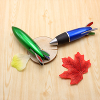 Nouveauté Stylo Bille Promotionnel de Luxe en Plastique, Forme Fusée de Chasse Guidée, Multicolore, Pointe Balle 1.0mm, Encre Noire 4