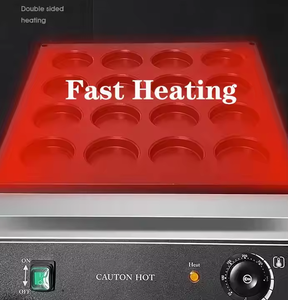 Machine commerciale électromécanique de gâteau de haricot rouge chaud 220V nouvelle condition pour la cuisson de hamburgers roues équipement de collation inclus - Product Image 5