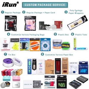 IRun Design – lacets imprimés, ne se décolore jamais, Logo de marque personnalisé, lacets de baskets plats en Polyester, charme, Aglets en métal, boîte d'emballage - Product Image 5