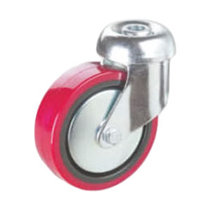 Roulette industrielle PU de haute qualité roue de manutention supérieure sans frein - Product Image 2