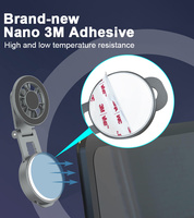 Support magnétique portable pour téléphone, fixation pour ordinateur portable et tableau de bord de voiture avec adhésif 3M pour écran de véhicule électrique Tesla