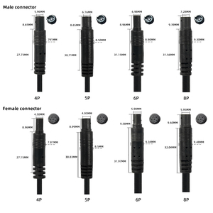 4-polige/5-polige/6-polige/8-polige Stecker-Buchse Einseitige BMW-Verlängerungskabel für Rückfahrkameras, Dashcams und Auto-Ambientebeleuchtung - Product Image 3