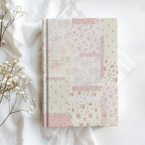 Diario LABON con Tapa Dura Floral A5, Cuaderno <span class=keywords><strong>de</strong></span> Estilo Shabby Chic con Parches, Papel Premium, Estética Coqueta, Papelería Personalizada - Product Image 1