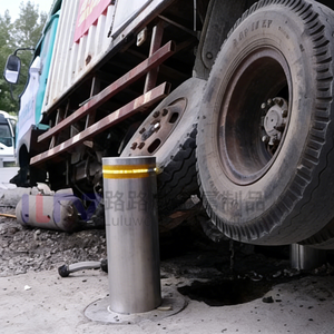 Bollard Hydraulique Rétractable <span class=keywords><strong>Automatique</strong></span> K12 avec LED pour Colonne de Levage de Stationnement Électrique - Product Image 5